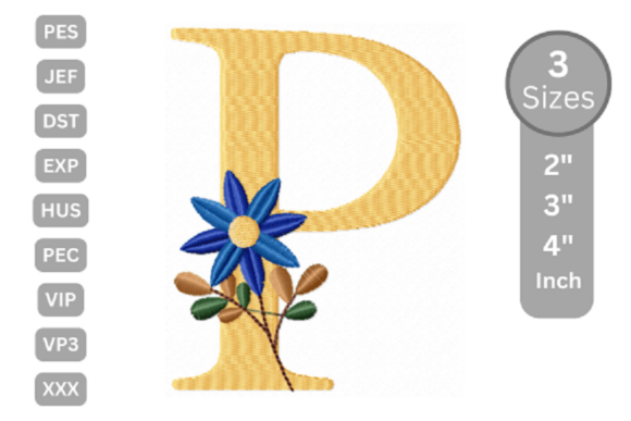 Botanical Flower Letter P: A Seller's Review