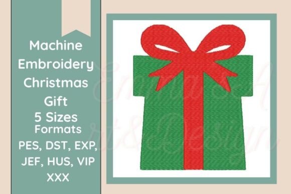Christmas Gift Box Machine Embroidery Review