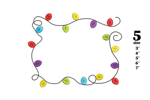 Christmas Light: A Cozy Embroidery Design for Festive Gifts