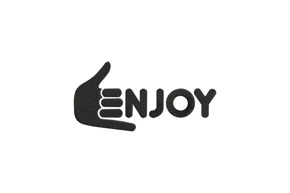 Enjoy: A Versatile Embroidery Design for Etsy Sellers