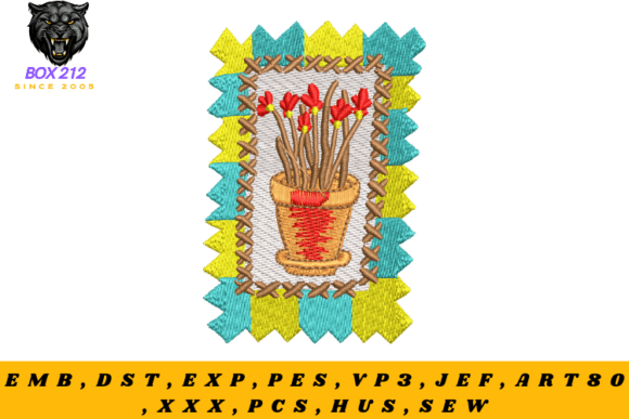 Plant Pot – Digital Embroidery Design Review