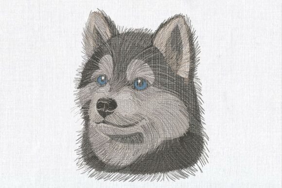 Realistic Face Fluffy Husky Puppy Review