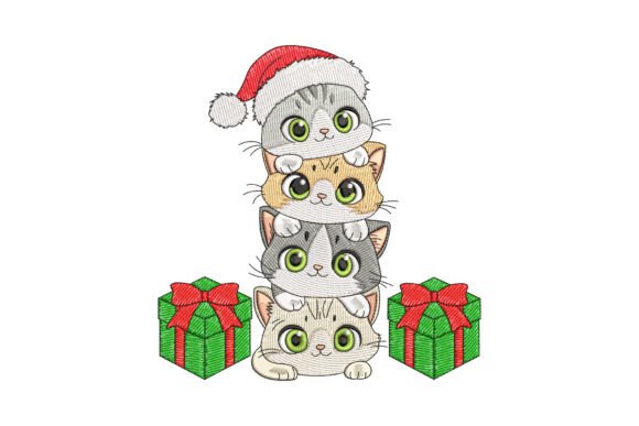 Santa Cats Christmas: A Designer's Review for Business Merch